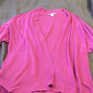 Pinkish purple Liz Claiborne cardigan